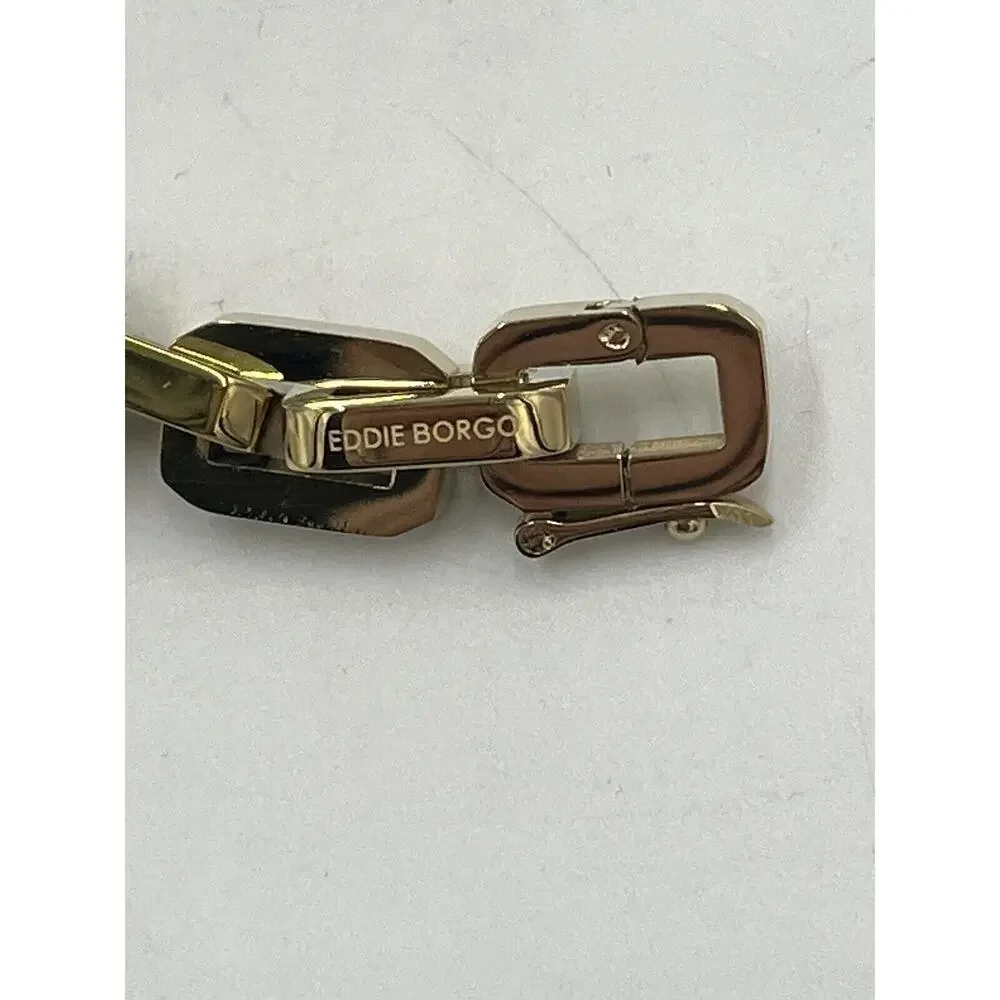 Eddie Borgo 12K Gold Plated Supra Link Polished Collar Chain‎ Necklace New